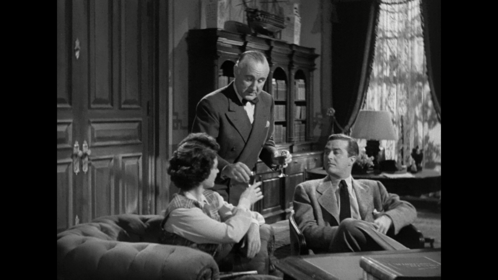 Scene from The Uninvited with Ray Milland